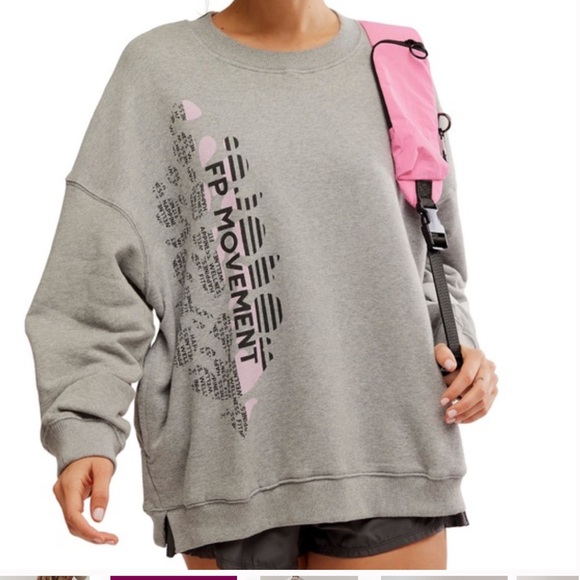 ⭐️Free People Movement All Star oversized sweatshirt⭐️ - Picture 1 of 10